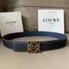 로에베 신상 양면용 벨트 LW-6311  블랙 금장
